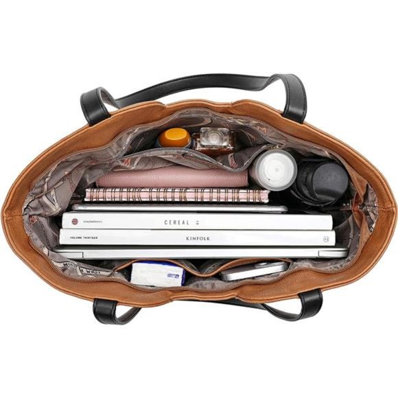 Tote Bag for Women Top Handle Satchel Purse Oversized Shoulder Handbag Hobo Bags - Picture 3 of 6